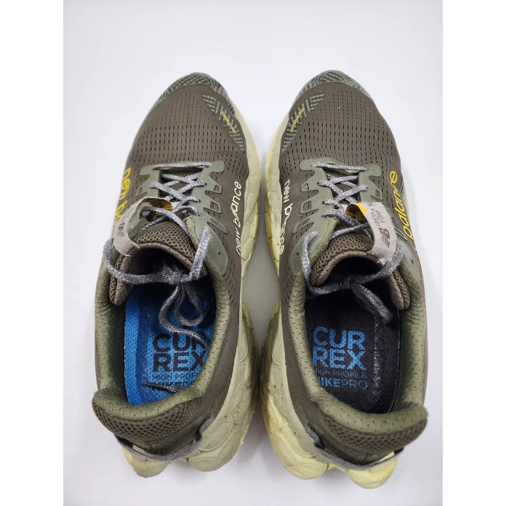 New Balance Fresh Foam More Trail v2 Olive Green Tan Vibram Sneakers